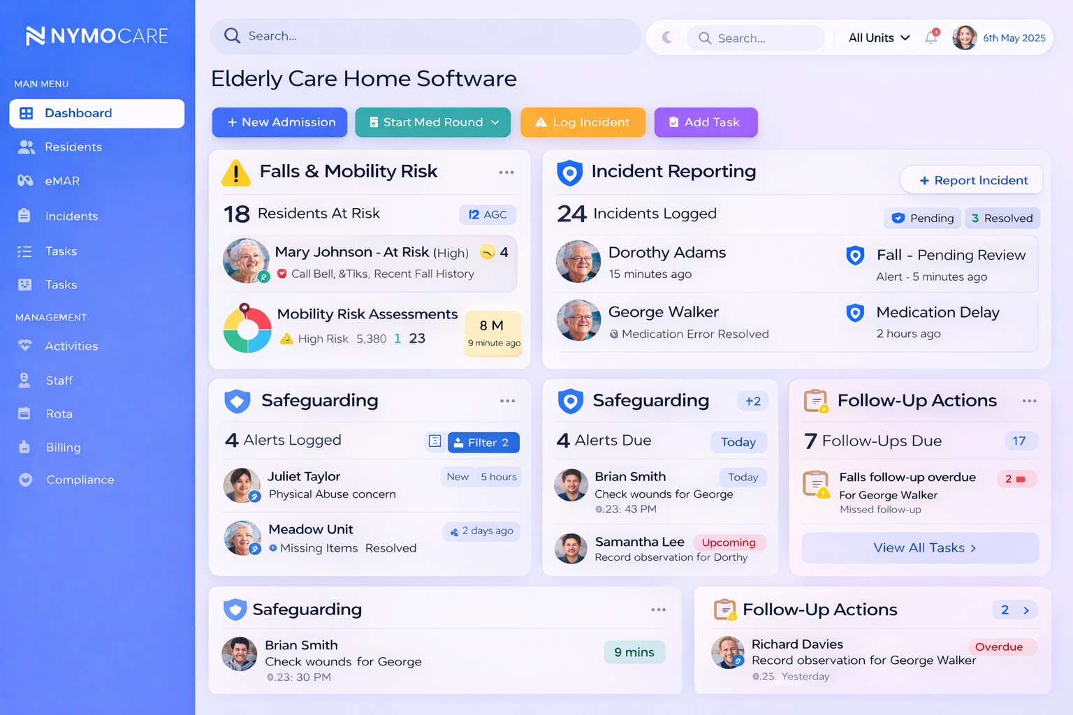 Elderly Care Home Software