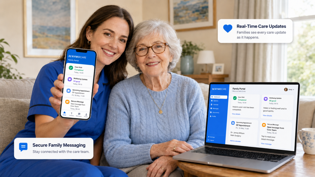 Digital Care Planning System UK | Care Plan Software | NYMO Care